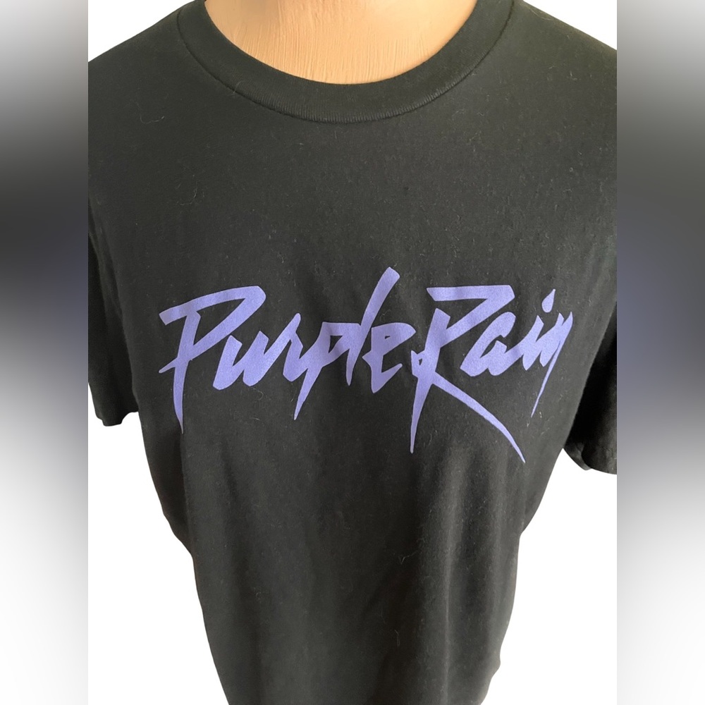 PRINCE  PURPLE RAIN T-SHIRT NWOT LARGE - Picture 3 of 4